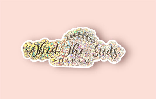 Glitter Suds Sticker